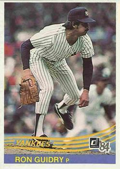 #173 Ron Guidry - New York Yankees - 1984 Donruss Baseball