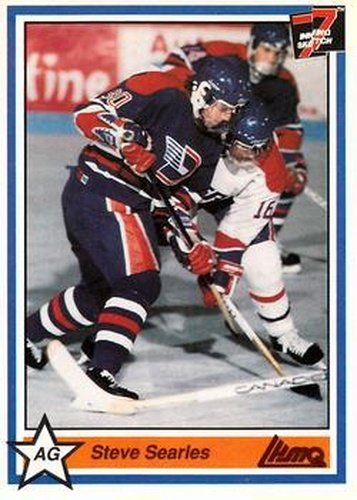 #173 Steve Searles - Trois-Rivieres Draveurs - 1990-91 7th Inning Sketch QMJHL Hockey