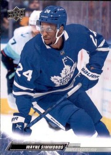 #173 Wayne Simmonds - Toronto Maple Leafs - 2022-23 Upper Deck Hockey