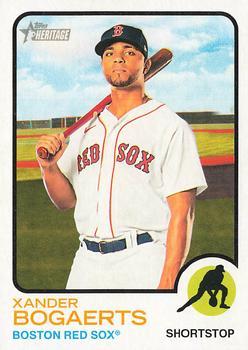 #173 Xander Bogaerts - Boston Red Sox - 2022 Topps Heritage Baseball