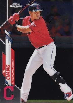 #173 Yu Chang - Cleveland Indians - 2020 Topps Chrome Baseball