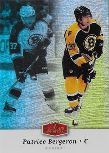 #173 Patrice Bergeron - Boston Bruins - 2006-07 Flair Showcase Hockey