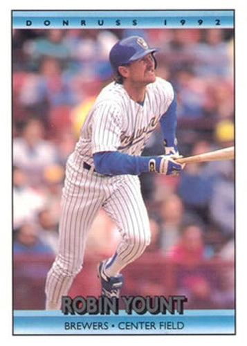 #173 Robin Yount - Milwaukee Brewers - 1992 Donruss Baseball