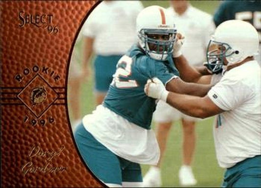 #173 Daryl Gardener - Miami Dolphins - 1996 Select Football