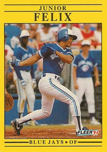 #173 Junior Felix - Toronto Blue Jays - 1991 Fleer Baseball