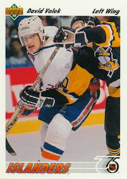 #173 David Volek - New York Islanders - 1991-92 Upper Deck Hockey