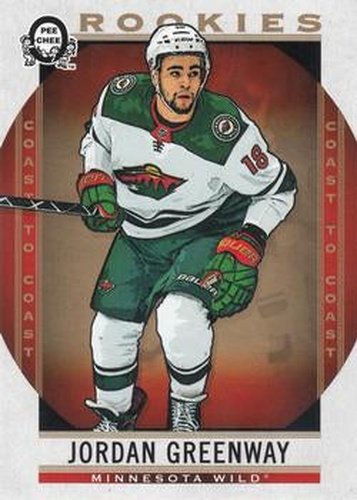 #173 Jordan Greenway - Minnesota Wild - 2018-19 O-Pee-Chee Coast to Coast Hockey