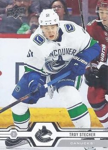 #173 Troy Stecher - Vancouver Canucks - 2019-20 Upper Deck Hockey