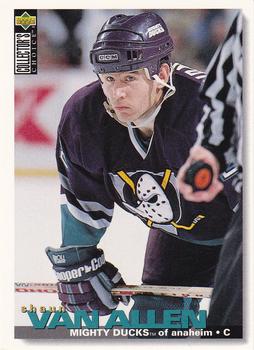 #173 Shaun Van Allen - Anaheim Mighty Ducks - 1995-96 Collector's Choice Hockey