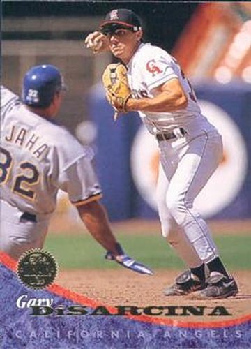 #173 Gary DiSarcina - California Angels - 1994 Leaf Baseball