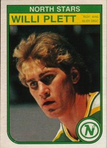 #173 Willi Plett - Minnesota North Stars - 1982-83 O-Pee-Chee Hockey