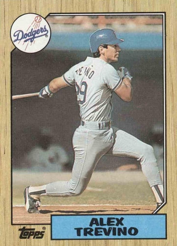 #173 Alex Trevino - Los Angeles Dodgers - 1987 Topps Baseball