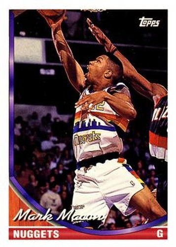 #173 Mark Macon - Denver Nuggets - 1993-94 Topps Basketball