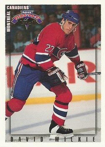#173 David Wilkie - Montreal Canadiens - 1996-97 Topps NHL Picks Hockey
