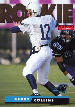 #173 Kerry Collins - Carolina Panthers - 1995 SkyBox Impact Football