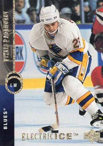 #173 Vitali Prokhorov - St. Louis Blues - 1994-95 Upper Deck Hockey - Electric Ice