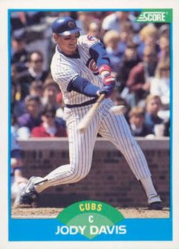 #173 Jody Davis - Chicago Cubs - 1989 Score Baseball