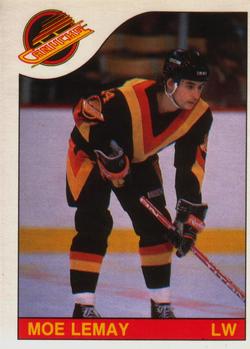 #173 Moe Lemay - Vancouver Canucks - 1985-86 O-Pee-Chee Hockey