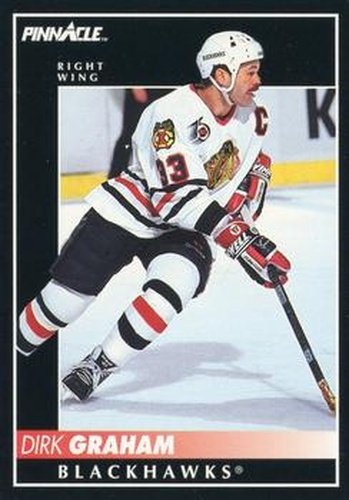 #173 Dirk Graham - Chicago Blackhawks - 1992-93 Pinnacle Canadian Hockey