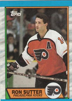 #173 Ron Sutter - Philadelphia Flyers - 1989-90 Topps Hockey
