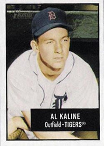 #173a Al Kaline - Detroit Tigers - 2003 Bowman Heritage Baseball