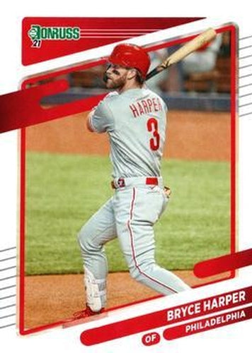 #173 Bryce Harper - Philadelphia Phillies - 2021 Donruss Baseball