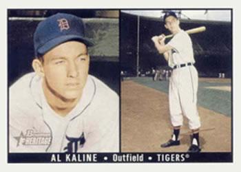 #173b Al Kaline - Detroit Tigers - 2003 Bowman Heritage Baseball