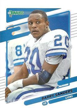 #173b Barry Sanders - Detroit Lions - 2021 Donruss Football