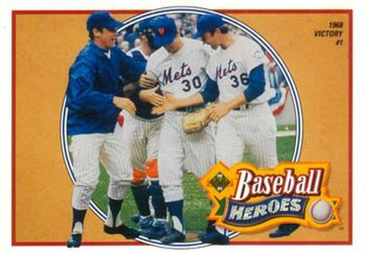 #10 Nolan Ryan - New York Mets - 1991 Upper Deck Baseball - Baseball Heroes: Nolan Ryan