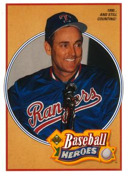 #17 Nolan Ryan - Texas Rangers - 1991 Upper Deck Baseball - Baseball Heroes: Nolan Ryan