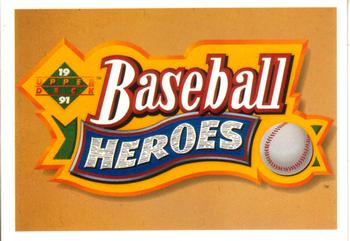 #NNO Header Card - 1991 Upper Deck Baseball - Baseball Heroes: Nolan Ryan