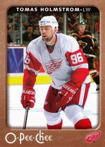 #174 Tomas Holmstrom - Detroit Red Wings - 2006-07 O-Pee-Chee Hockey