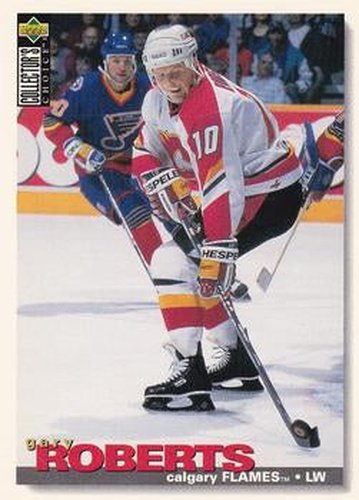 #174 Gary Roberts - Calgary Flames - 1995-96 Collector's Choice Hockey