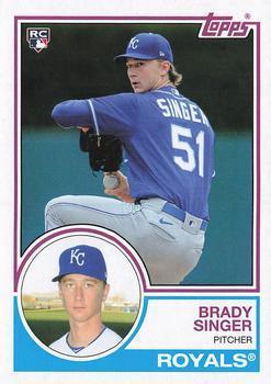 #174 Brady Singer - Kansas City Royals - 2021 Topps Archives Baseball