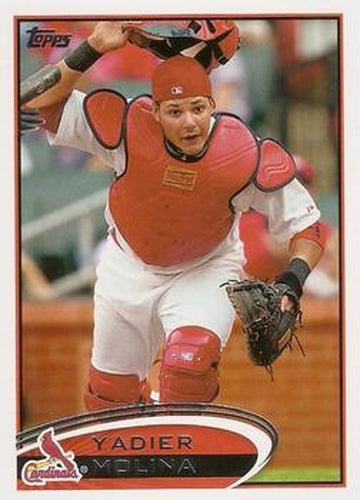 #174 Yadier Molina - St. Louis Cardinals - 2012 Topps Baseball