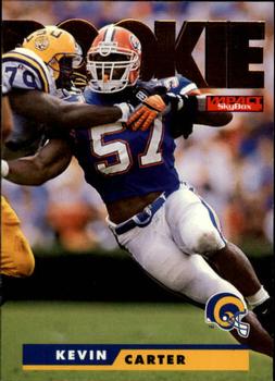 #174 Kevin Carter - St. Louis Rams - 1995 SkyBox Impact Football