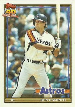 #174 Ken Caminiti - Houston Astros - 1991 Topps Baseball