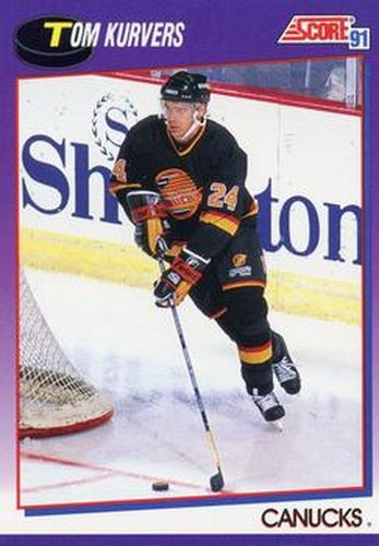 #174 Tom Kurvers - Vancouver Canucks - 1991-92 Score American Hockey