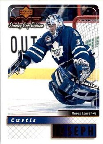 #174 Curtis Joseph - Toronto Maple Leafs - 1999-00 Upper Deck MVP Stanley Cup Edition Hockey