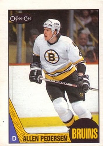 #174 Allen Pedersen - Boston Bruins - 1987-88 O-Pee-Chee Hockey