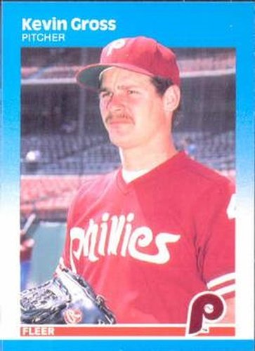 #174 Kevin Gross - Philadelphia Phillies - 1987 Fleer Baseball