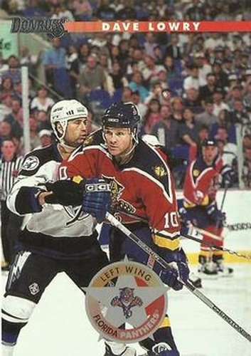 #174 Dave Lowry - Florida Panthers - 1996-97 Donruss Hockey