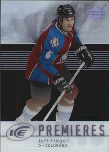 #174 Jeff Finger - Colorado Avalanche - 2007-08 Upper Deck Ice Hockey
