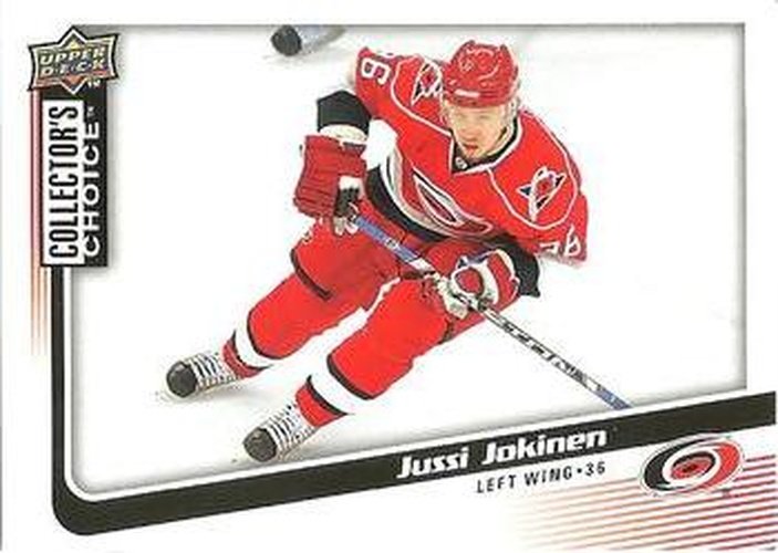 #174 Jussi Jokinen - Carolina Hurricanes - 2009-10 Collector's Choice Hockey