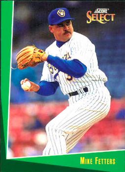 #174 Mike Fetters - Milwaukee Brewers - 1993 Select Baseball