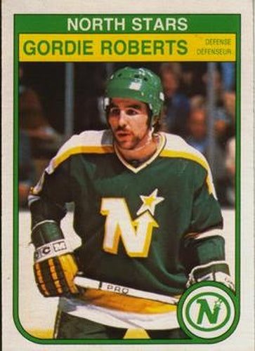 #174 Gordie Roberts - Minnesota North Stars - 1982-83 O-Pee-Chee Hockey