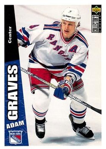 #174 Adam Graves - New York Rangers - 1996-97 Collector's Choice Hockey