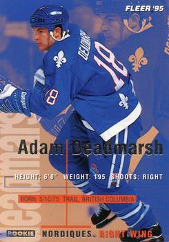 #174 Adam Deadmarsh - Quebec Nordiques - 1994-95 Fleer Hockey