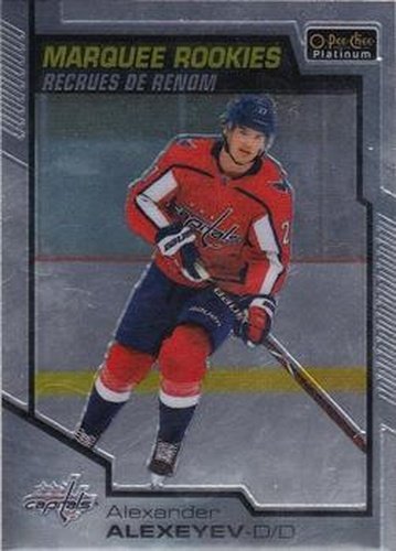 #174 Alexander Alexeyev - Washington Capitals - 2020-21 O-Pee-Chee Platinum Hockey