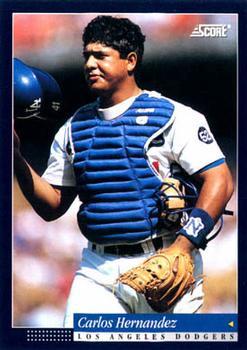 #174 Carlos Hernandez - Los Angeles Dodgers -1994 Score Baseball